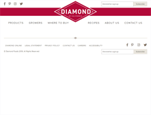 Tablet Screenshot of diamondnuts.com